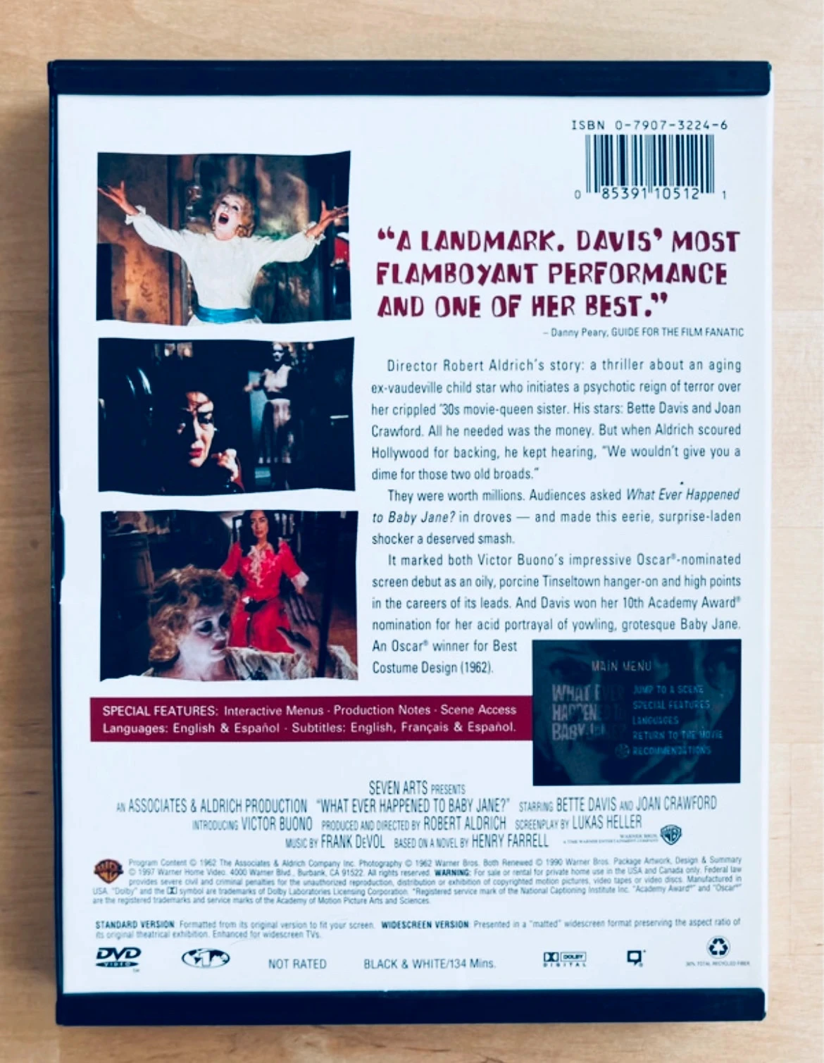 DVD zone 1 What Ever Happened To Baby Jane? – photo 2
